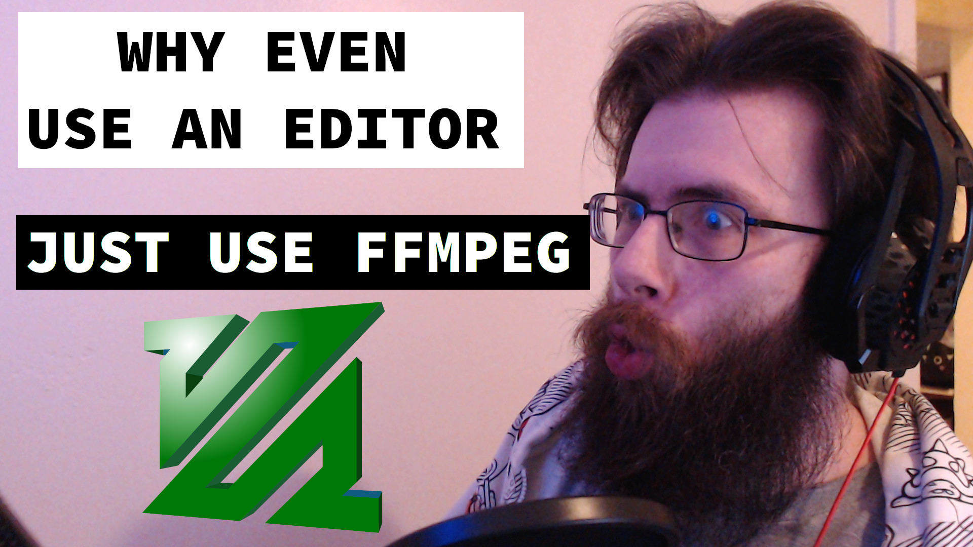 Who even needs a GUI video editor when you have FFmpeg